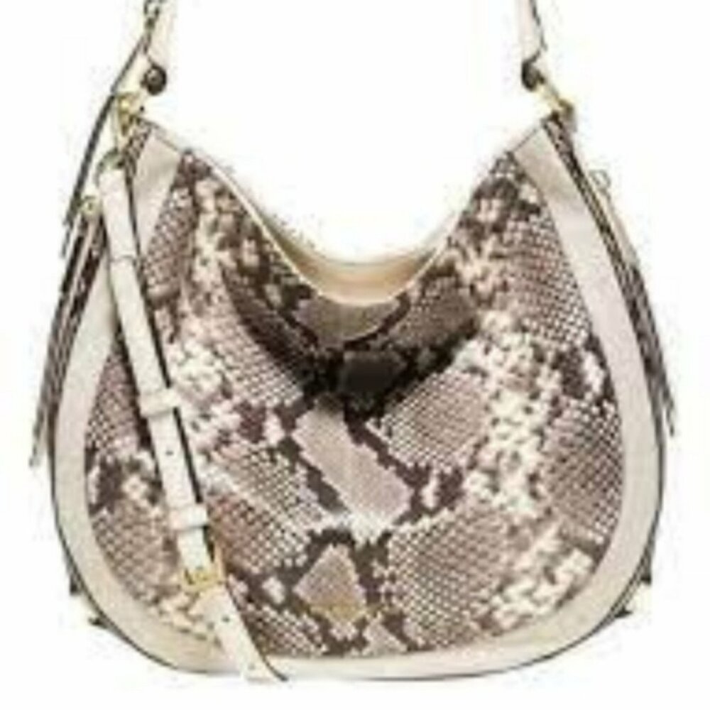 Michael Kors Julia Python Print Convertible Handb… - image 6